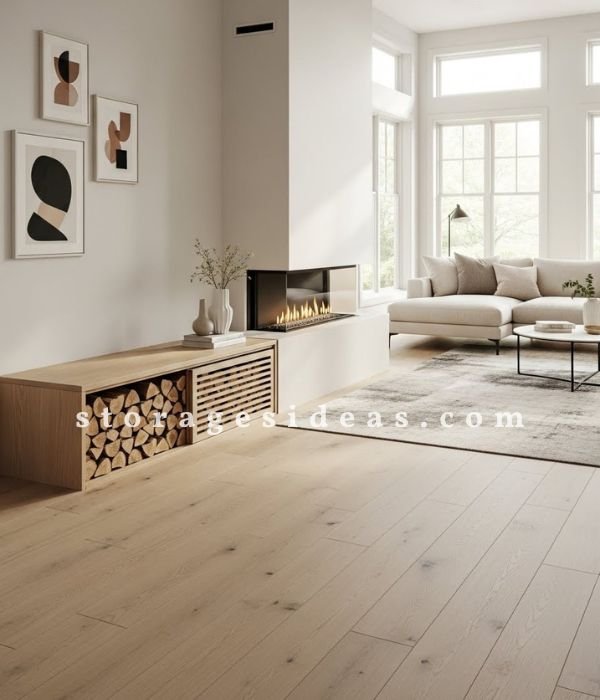 Creative Log Storage Ideas for Small Living Rooms