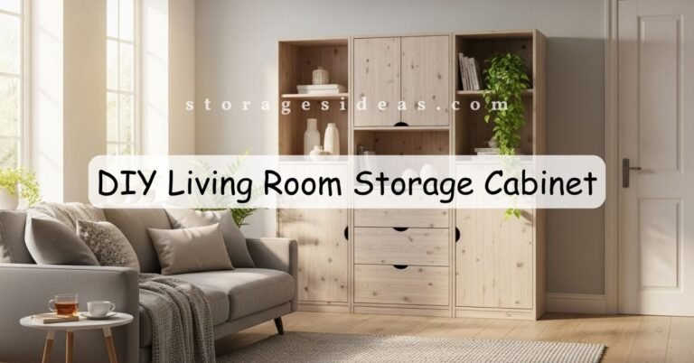 DIY Living Room Storage Cabinet: 11 Creative Ideas You Can Actually Build