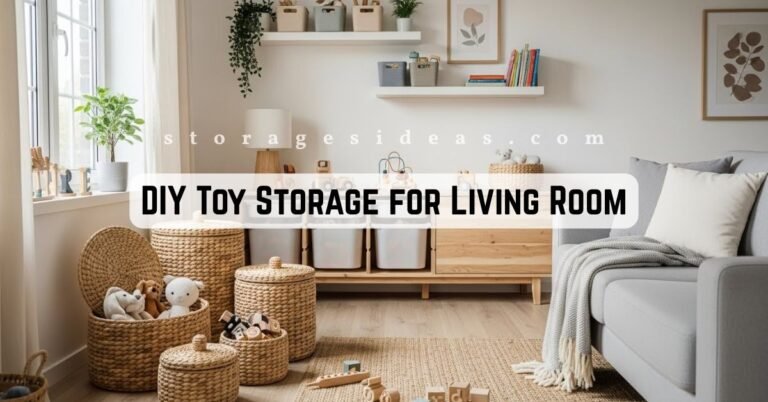 DIY Toy Storage for The Living Room: 15 Easy Ways I Keep My Space Tidy Without Losing My Mind