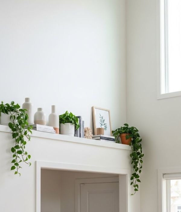 Wall Storage Living Room Ideas: 13 Brilliant Ways to Organize and Refresh Your Space 13 Door Frame Shelving for Extra Vertical Storage