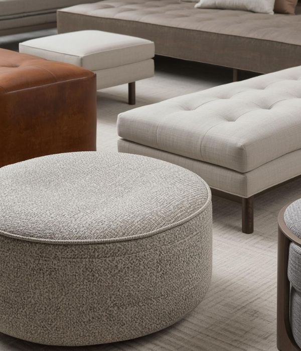 7 Brilliant Benches and Ottomans for the Living Room That Actually Earn Their Space 7 Fabric Shape and Height Choices That Matter