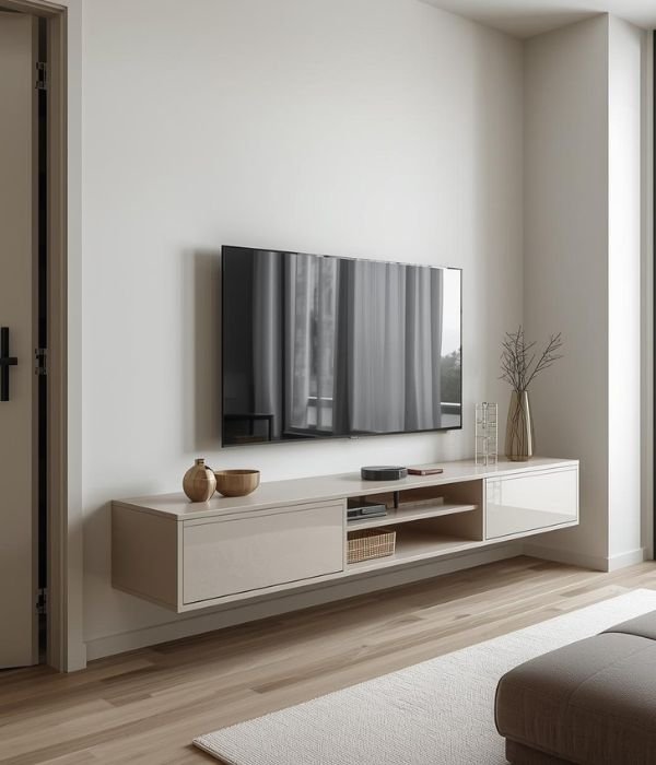 Floating TV Units That Keep Floors Clear