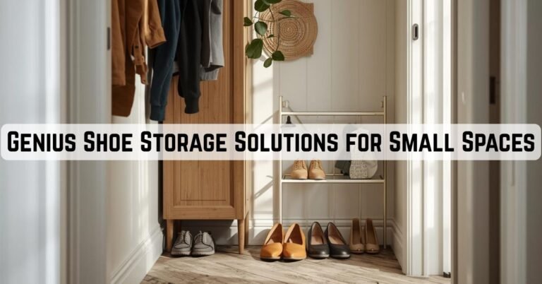 Genius Shoe Storage Solutions for Small Spaces That Actually Work