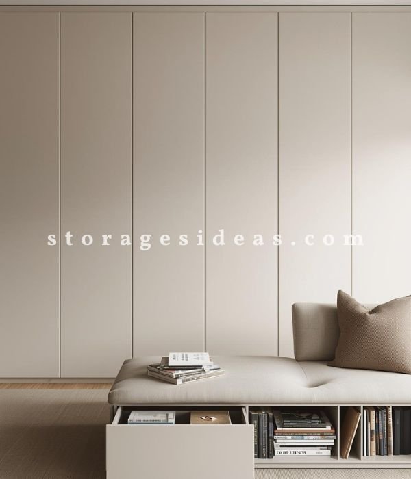 Hidden Book Storage for a Cleaner Look