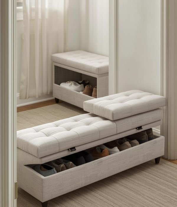 Genius Shoe Storage Solutions for Small Spaces That Actually Work 6 Hidden Shoe Storage That Keeps Rooms Looking Clean 1