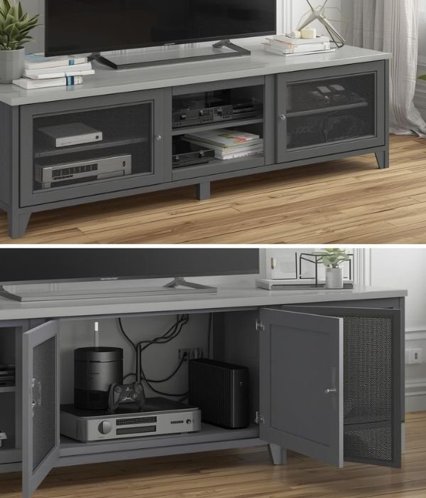 Hiding Media Equipment Without Losing Function