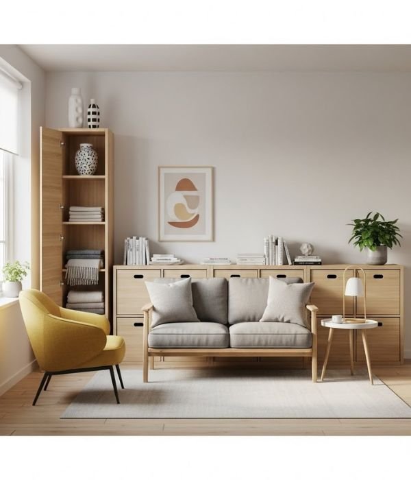 Living Room Cube Storage Ideas for Small Spaces