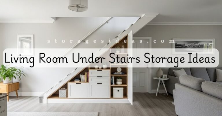 Living Room Under Stairs Storage Ideas That Turn Awkward Space Into Storage