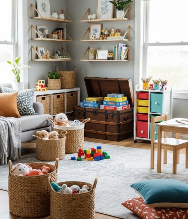 DIY Toy Storage for The Living Room: 15 Easy Ways I Keep My Space Tidy Without Losing My Mind 15 Mixing Multiple DIY Solutions for a Smooth System