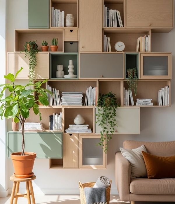 DIY Living Room Storage Cabinet: 11 Creative Ideas You Can Actually Build 4 Modular Stackable Cabinets
