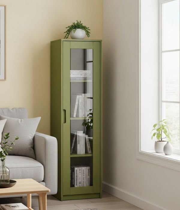 DIY Living Room Storage Cabinet: 11 Creative Ideas You Can Actually Build 9 Narrow Cabinet for Tight Living Rooms