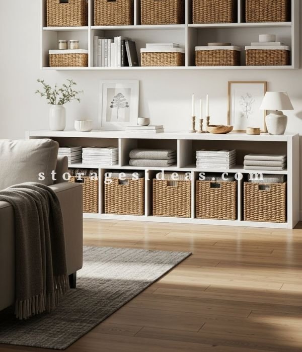 Open Basket Storage That Feels Intentional Not Messy