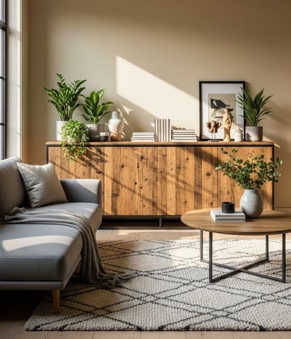 DIY Living Room Storage Cabinet: 11 Creative Ideas You Can Actually Build 8 Reclaimed Wood Storage Cabinet