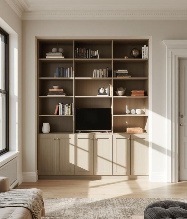 Renter Friendly Alcove Storage Solutions