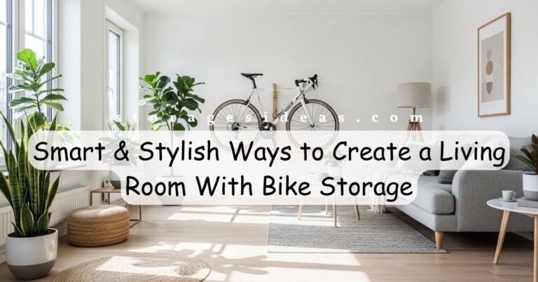 Smart & Stylish Ways to Create a Living Room With Bike Storage