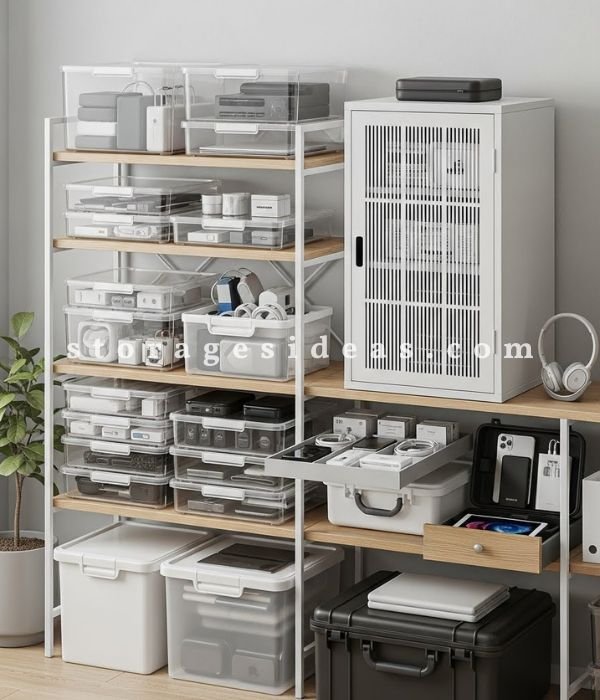 10 Genius Electronics Organization Ideas to Finally End Tech Clutter 5 The Storage Types That Work Best for Electronics