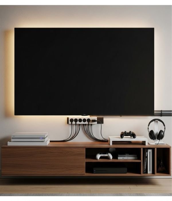 10 Genius Electronics Organization Ideas to Finally End Tech Clutter 6 Transforming the Disaster Behind My TV