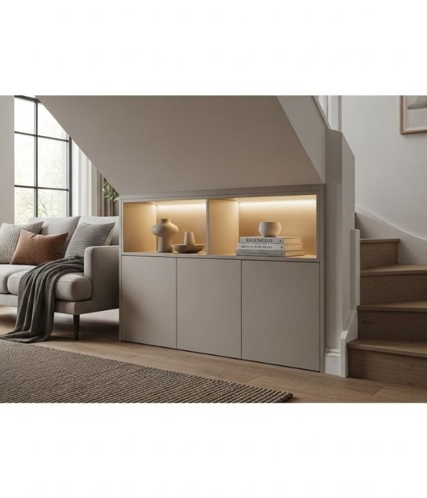 Turning Under Stairs Space Into a Display Feature