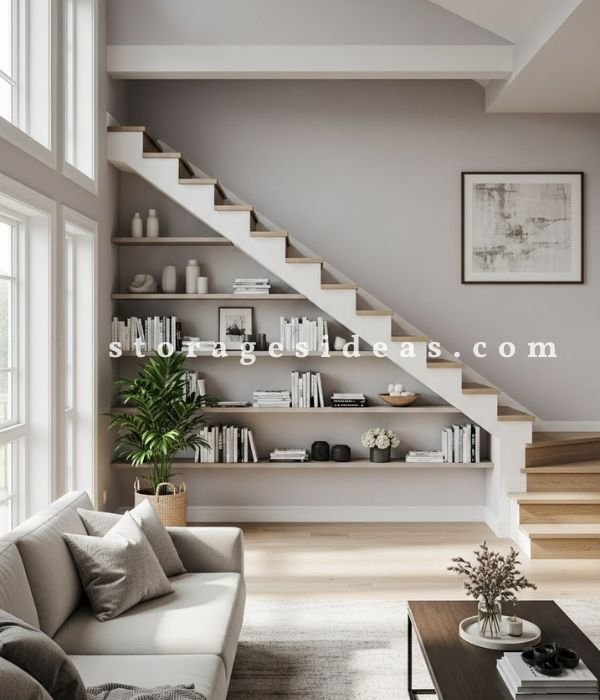 Under Stairs Shelving That Doesnt Look Awkward