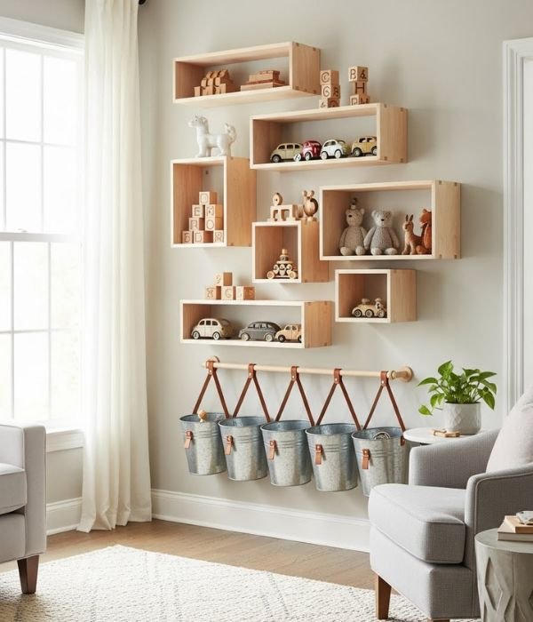 DIY Toy Storage for The Living Room: 15 Easy Ways I Keep My Space Tidy Without Losing My Mind 9 Wall Mounted Solutions for Limited Floor Space