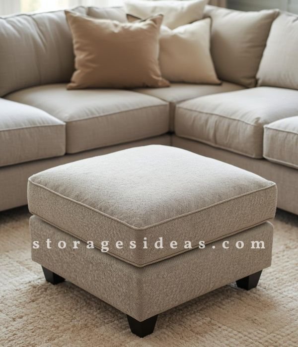 7 Brilliant Benches and Ottomans for the Living Room That Actually Earn Their Space 2 Where Ottomans Work Better Than Benches