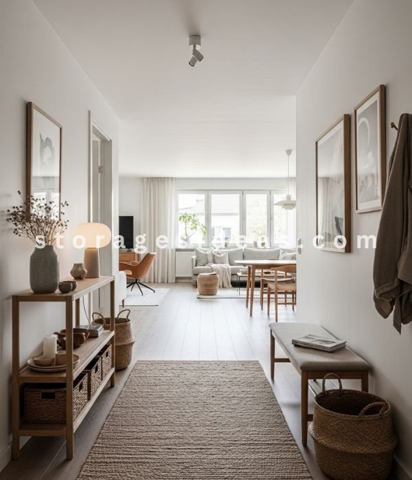 8 Effortless Entryway Storage Ideas for Small Spaces That Don’t Make Your Entry Feel Crowded 8 A Defined Entry Zone