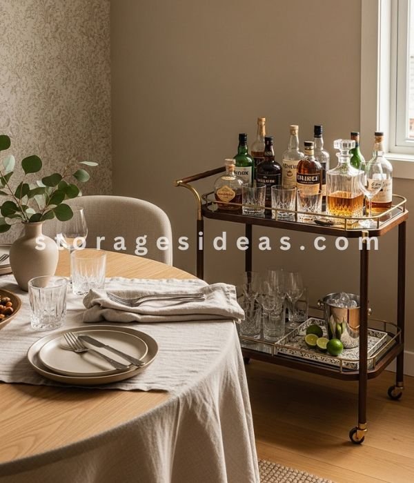 A Drinks Cabinet or Bar Cart