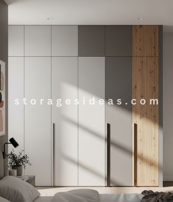 10 Floor-to-Ceiling Storage Ideas That Maximise Every Inch of Space 3 A Full Height Wardrobe Wall in the Bedroom