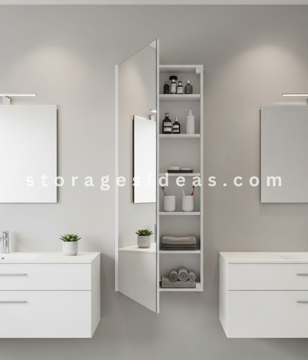 12 Hidden Storage Ideas That Make Your Home Look Clean and Clutter-Free 8 Behind Mirrors or Wall Decor