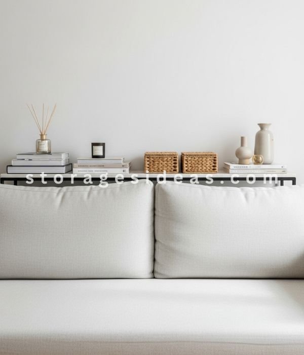 Behind the Sofa for Hidden Space