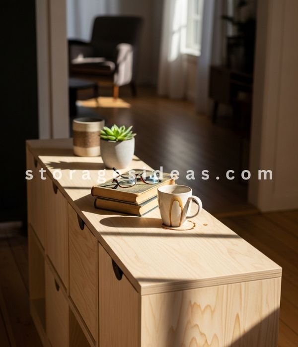 15 Living Room Partitions With Storage Ideas That Make the Space Work More Clearly 9 Building a Half Height Divider