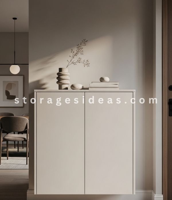 8 Effortless Entryway Storage Ideas for Small Spaces That Don’t Make Your Entry Feel Crowded 7 Closed Storage