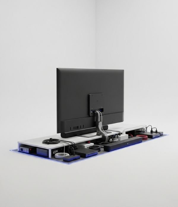 8 Simple Behind TV Storage Ideas for a Clean and Minimal Look 1 Creating One Controlled Zone