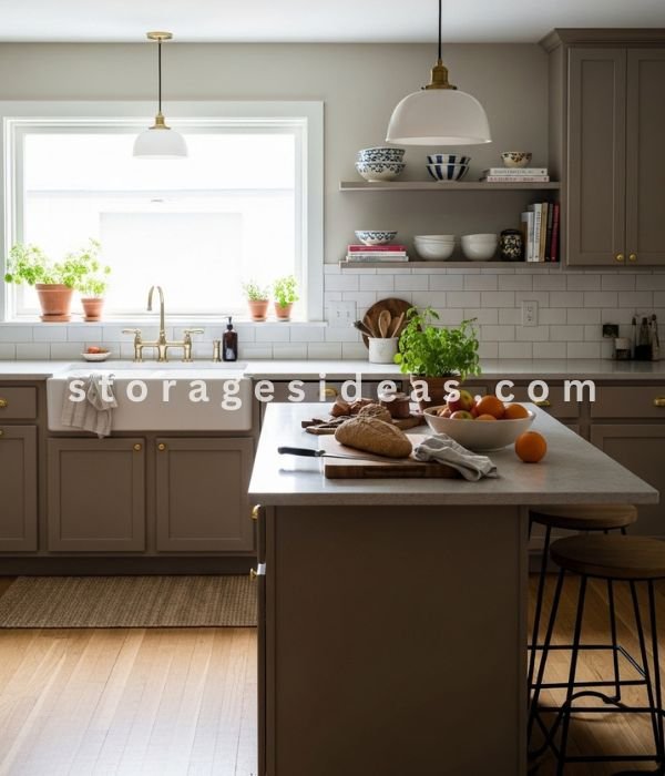 10 Simple Kitchen Counter Storage Ideas That Make Small Kitchens Feel Bigger 10 Creating a System