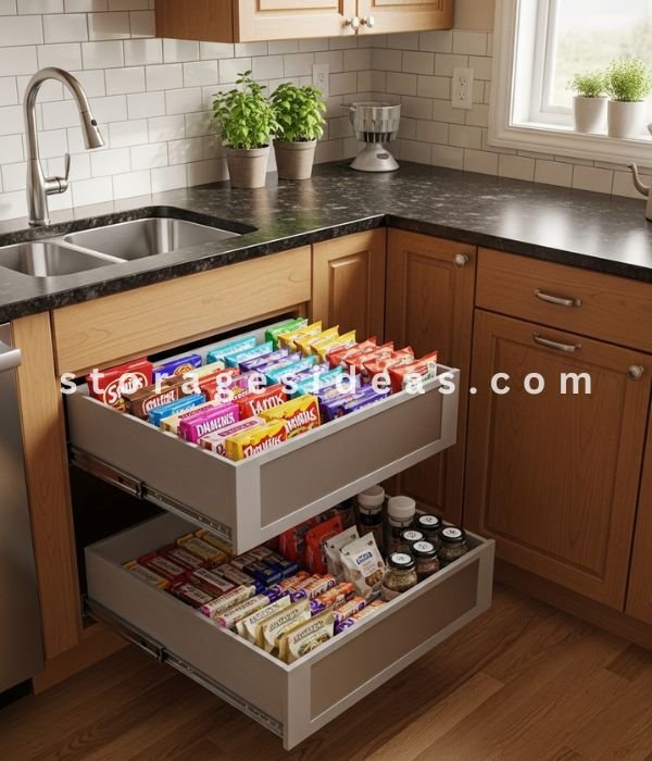 Drawer Style Bins That Replace Digging