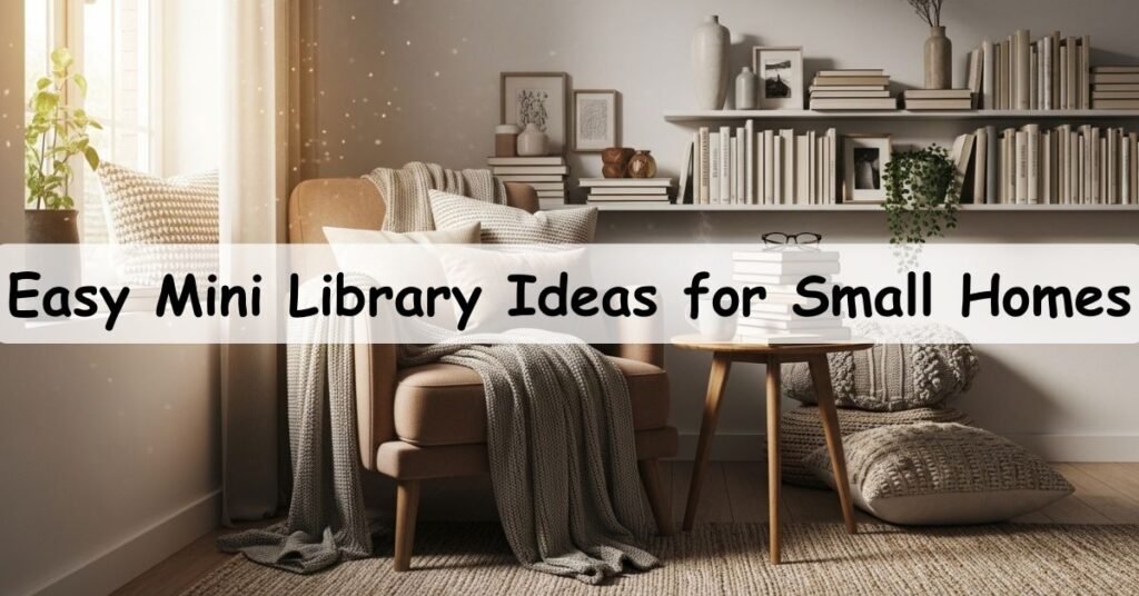 10 Easy Mini Library Ideas for Small Homes 2 10 Easy Mini Library Ideas for Small Homes