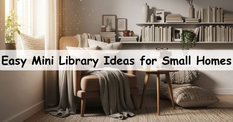 10 Easy Mini Library Ideas for Small Homes