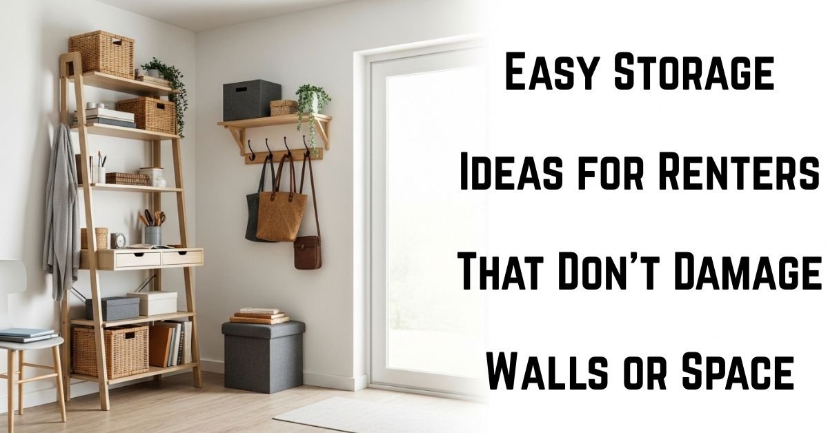 Easy Storage Ideas for Renters That Dont Damage Walls or Space
