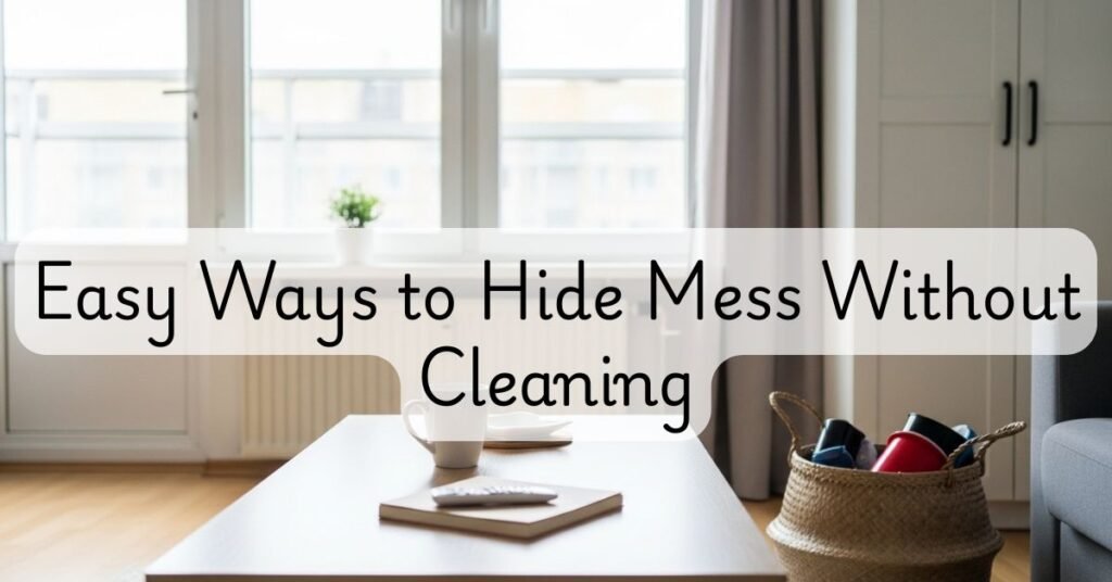 11 Easy Ways to Hide Mess Without Cleaning