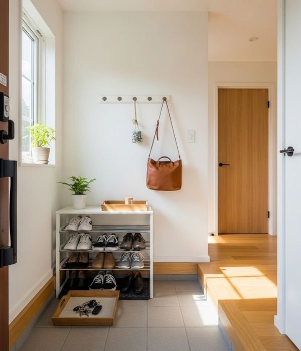 11 Easy Ways to Hide Mess Without Cleaning 5 Fix the Entry Area