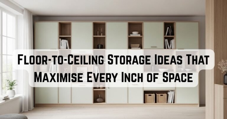10 Floor-to-Ceiling Storage Ideas That Maximise Every Inch of Space