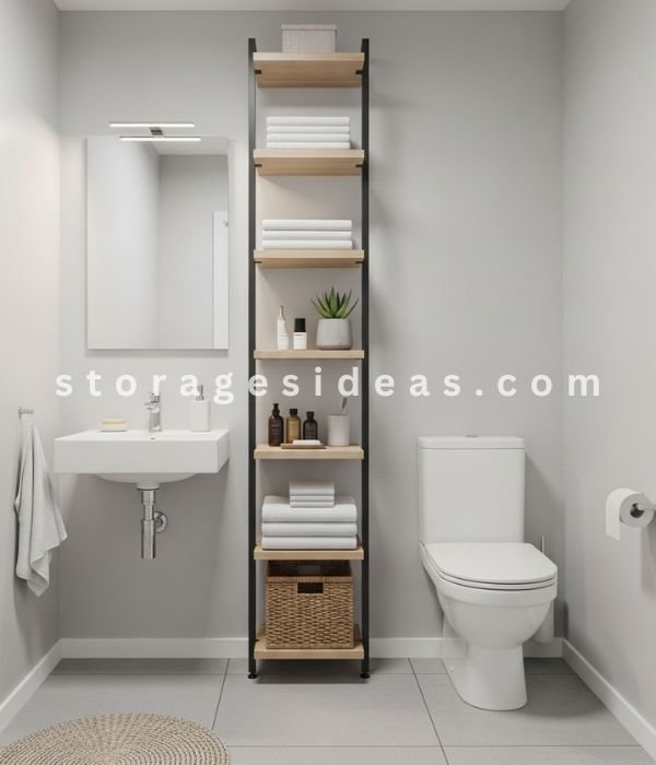 10 Floor-to-Ceiling Storage Ideas That Maximise Every Inch of Space 9 Floor to Ceiling Storage Ideas for the Bathroom