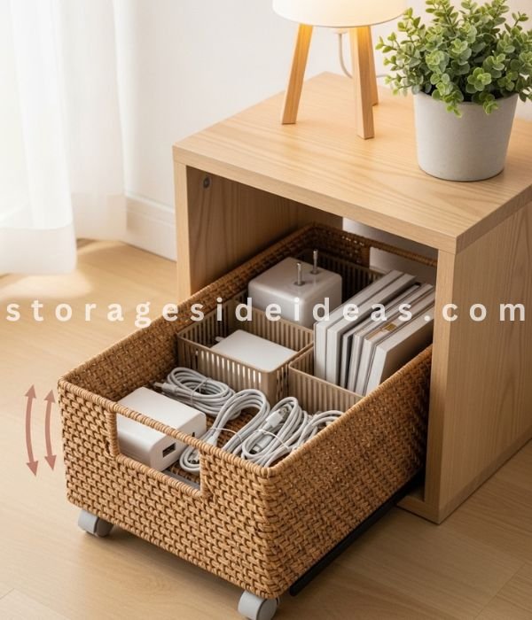 Small Space Hack: 7 Creative Under-Side Table Storage Ideas That Actually Work 5 I Made Storage Effortless
