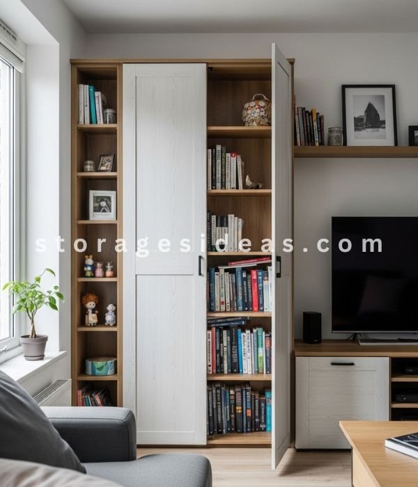 Inside a Living Room Cabinet