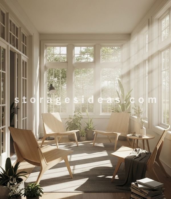9 Practical Sunroom Ideas That Improve Comfort and Everyday Use 8 Keep Furniture