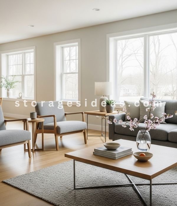 8 Easy Clutter-Free Living Room Ideas That Feel Calm and Organized 3 Keeping Surfaces Partially Empty on Purpose