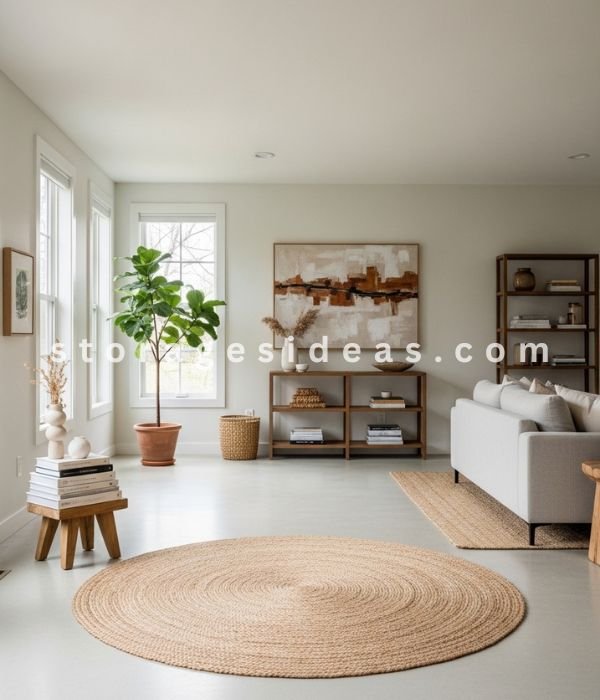 8 Easy Clutter-Free Living Room Ideas That Feel Calm and Organized 6 Keeping the Floor as Clear as Possible