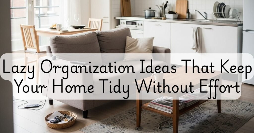 12 Lazy Organization Ideas That Keep Your Home Tidy Without Effort