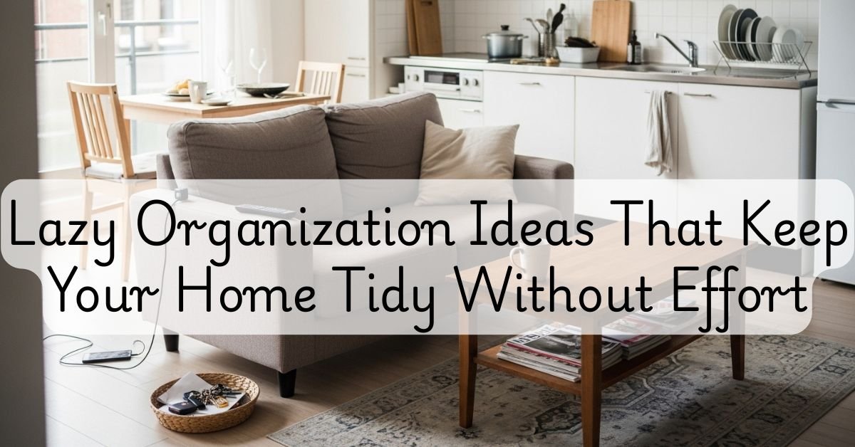 Lazy Organization Ideas That Keep Your Home Tidy Without Effort