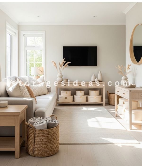 Light Colored Storage